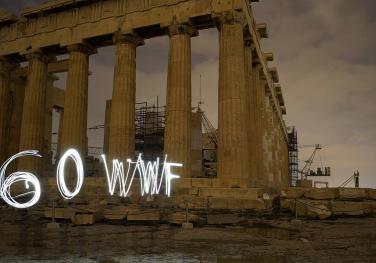 Παρθενώνας, Ώρα της Γης 2015. Photo (c) Andrea Bonetti